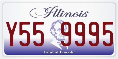 IL license plate Y559995