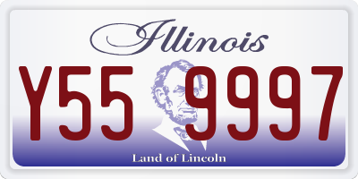 IL license plate Y559997