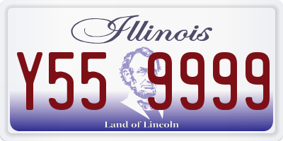 IL license plate Y559999