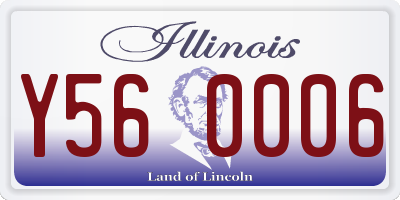 IL license plate Y560006