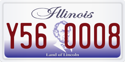 IL license plate Y560008