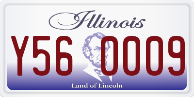 IL license plate Y560009