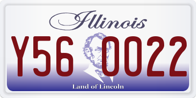 IL license plate Y560022