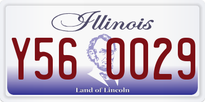 IL license plate Y560029