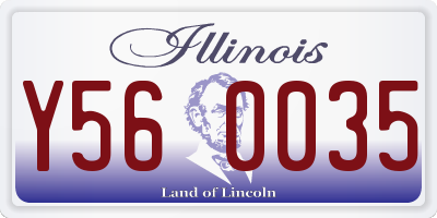 IL license plate Y560035