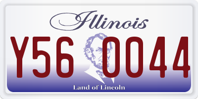 IL license plate Y560044
