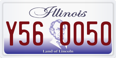 IL license plate Y560050