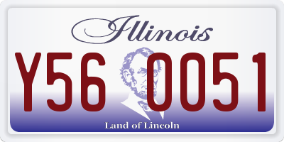 IL license plate Y560051
