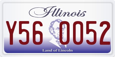 IL license plate Y560052