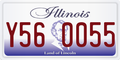 IL license plate Y560055