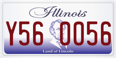 IL license plate Y560056