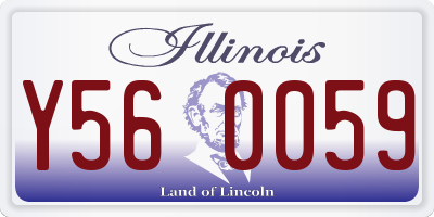 IL license plate Y560059