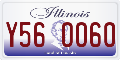 IL license plate Y560060