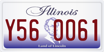 IL license plate Y560061