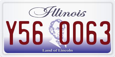IL license plate Y560063