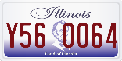 IL license plate Y560064