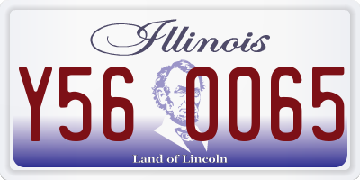 IL license plate Y560065