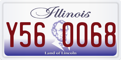 IL license plate Y560068