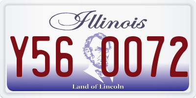 IL license plate Y560072