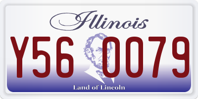 IL license plate Y560079