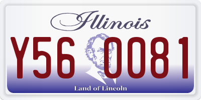 IL license plate Y560081