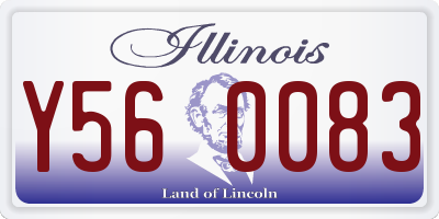 IL license plate Y560083