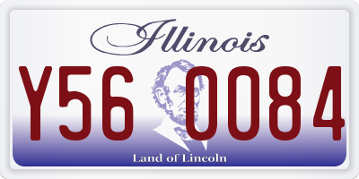 IL license plate Y560084