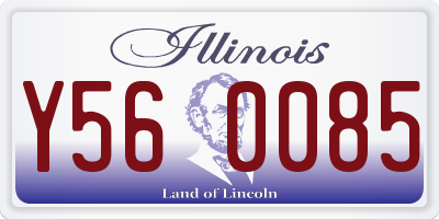 IL license plate Y560085