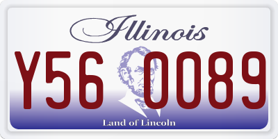 IL license plate Y560089
