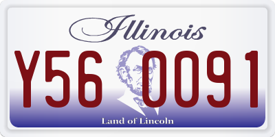 IL license plate Y560091