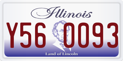 IL license plate Y560093