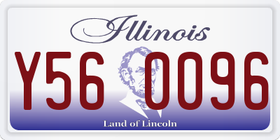 IL license plate Y560096