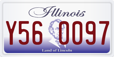 IL license plate Y560097