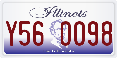 IL license plate Y560098