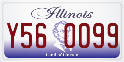 IL license plate Y560099