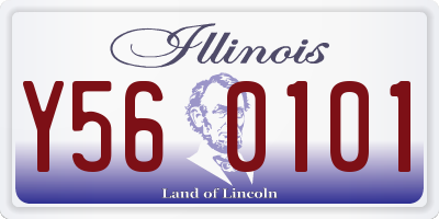IL license plate Y560101
