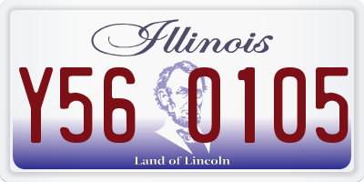 IL license plate Y560105
