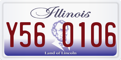 IL license plate Y560106