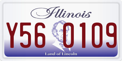 IL license plate Y560109