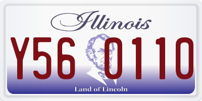 IL license plate Y560110