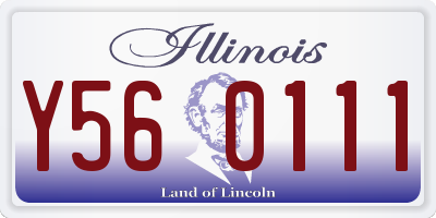 IL license plate Y560111