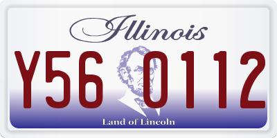 IL license plate Y560112
