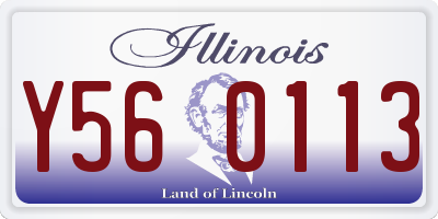IL license plate Y560113