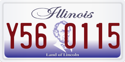 IL license plate Y560115