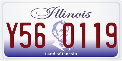 IL license plate Y560119