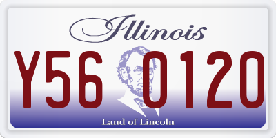 IL license plate Y560120