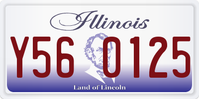 IL license plate Y560125