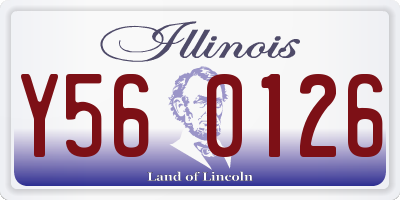 IL license plate Y560126