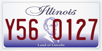 IL license plate Y560127