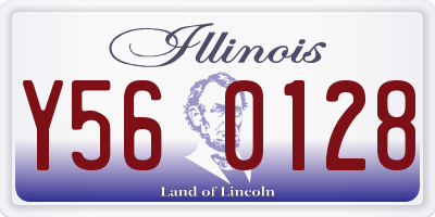 IL license plate Y560128
